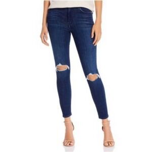 7 For All Mankind B(air) The High Rise Skinny Ankle Blue Jeans Size 26 Casual